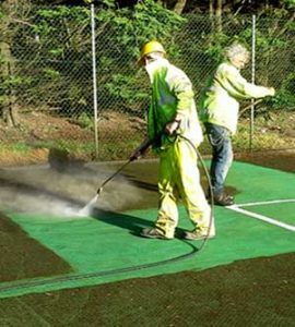 Tennis Court Cleaning